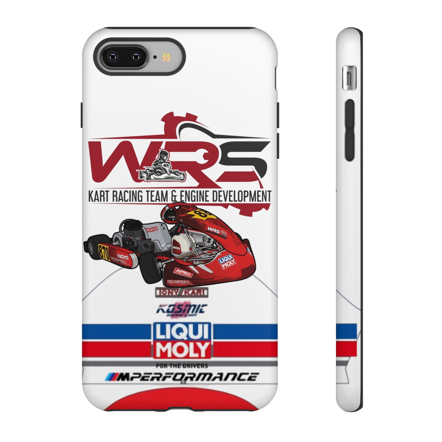 Kart Racing Tough Phone Case – 'WRS' Engine Development Design