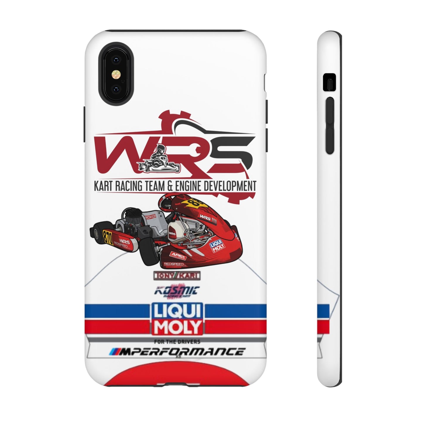 Kart Racing Tough Phone Case – 'WRS' Engine Development Design