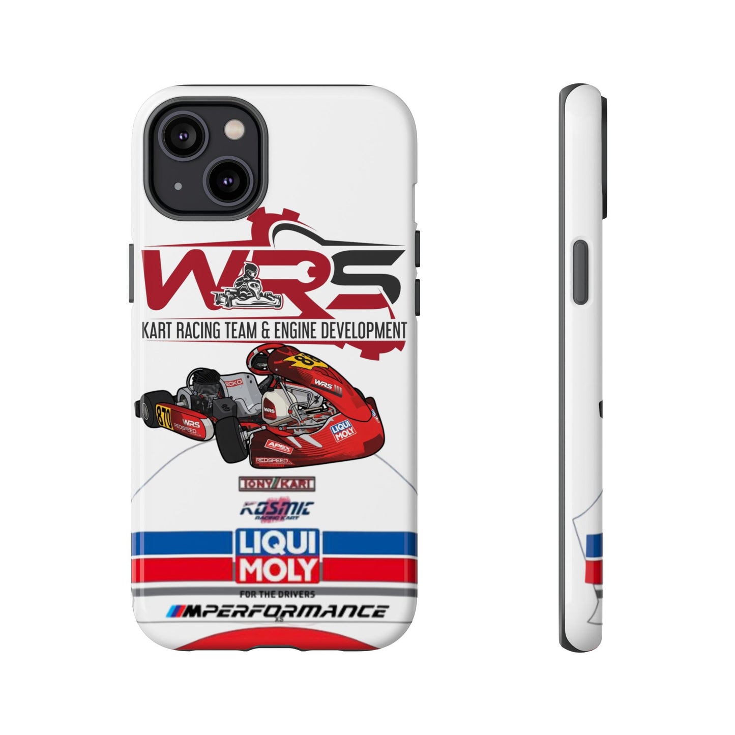 Kart Racing Tough Phone Case – 'WRS' Engine Development Design