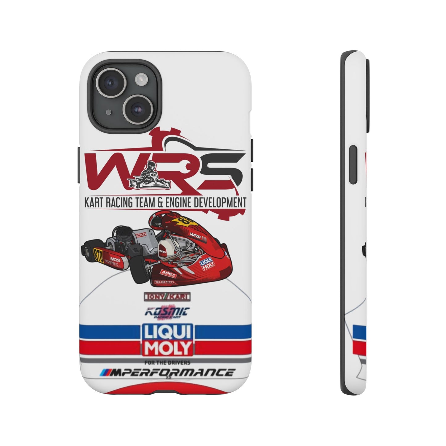Kart Racing Tough Phone Case – 'WRS' Engine Development Design