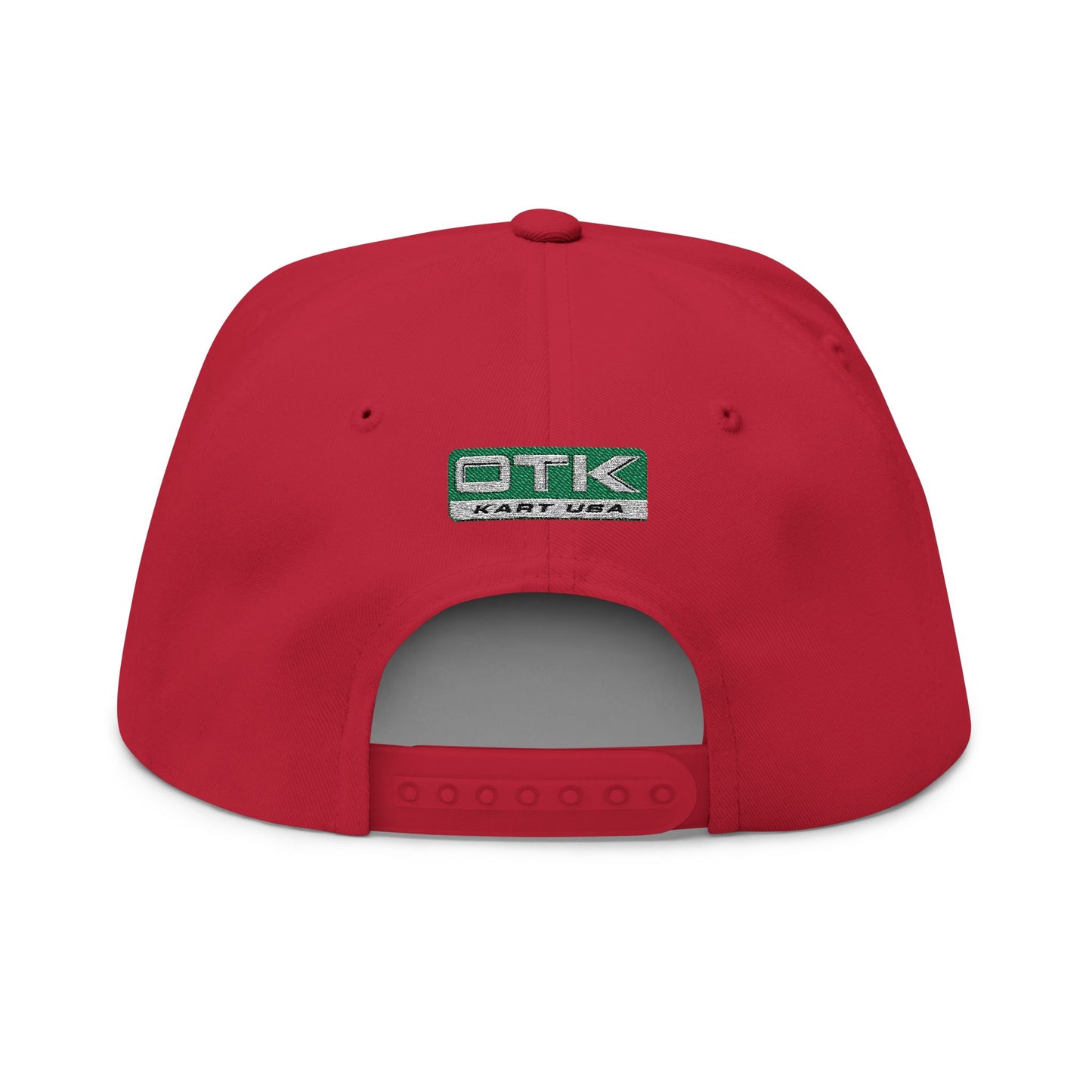 WRS Kart Racing Embroidered Flat Bill Cap