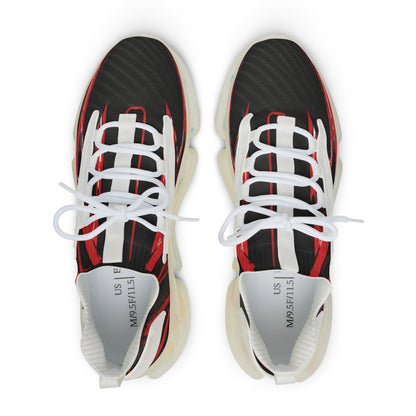 Men's Mesh Sneakers — Red Flame Athletic Running Shoes