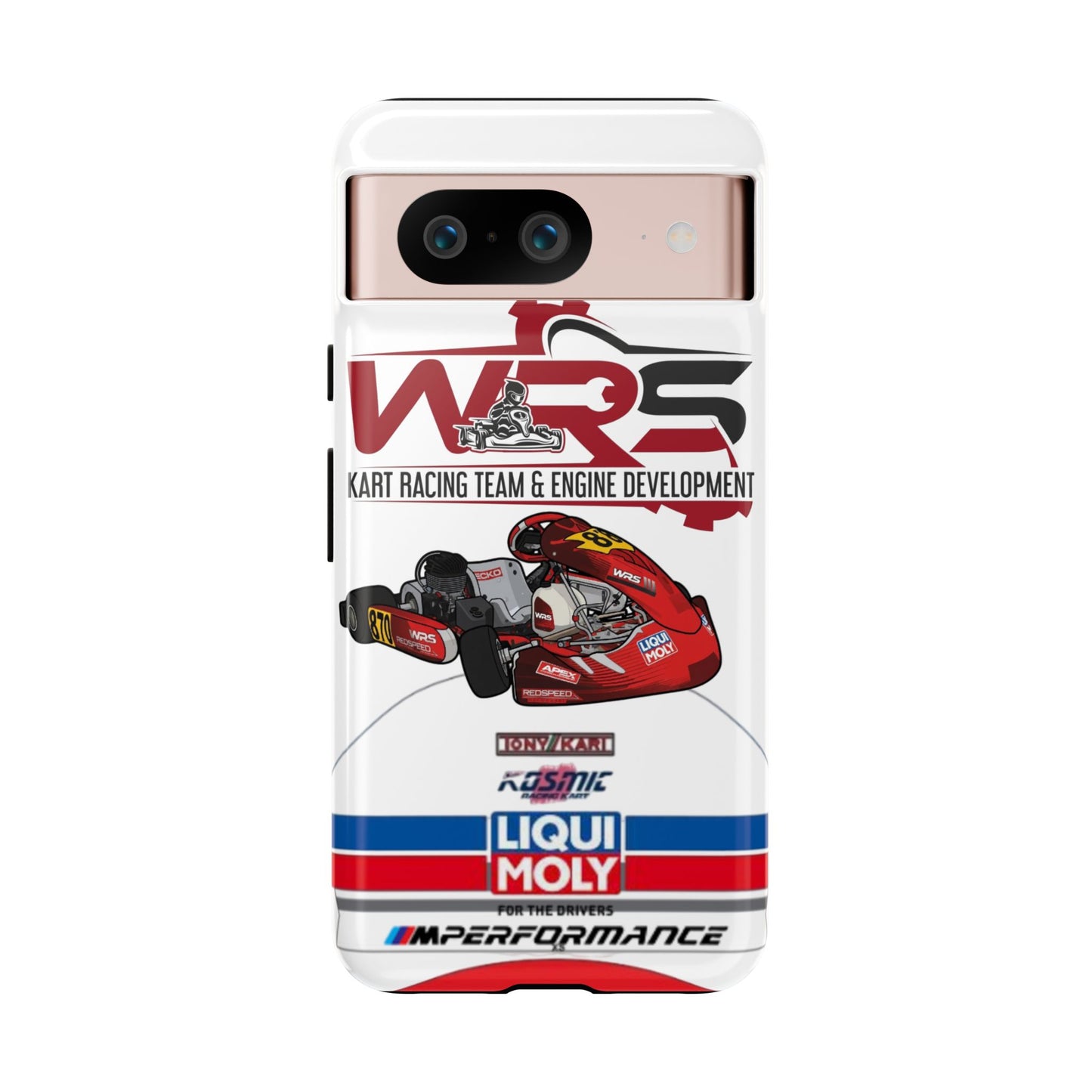 Kart Racing Tough Phone Case – 'WRS' Engine Development Design