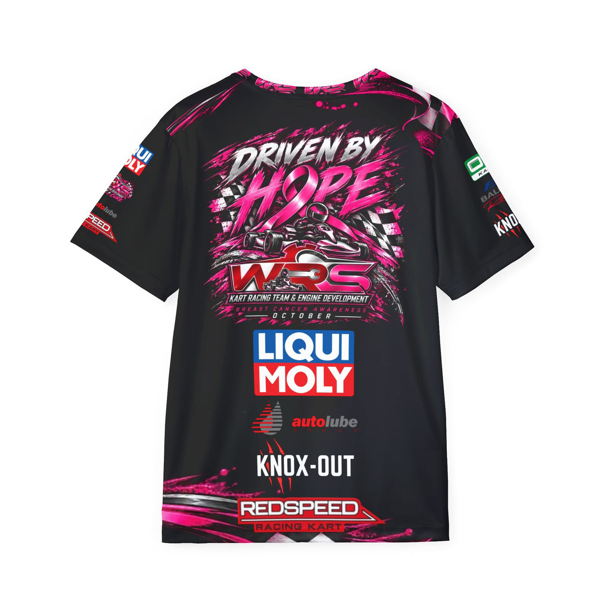 Driven by Hope Racing Jersey — Liqui Moly Pink Motorsports Tee