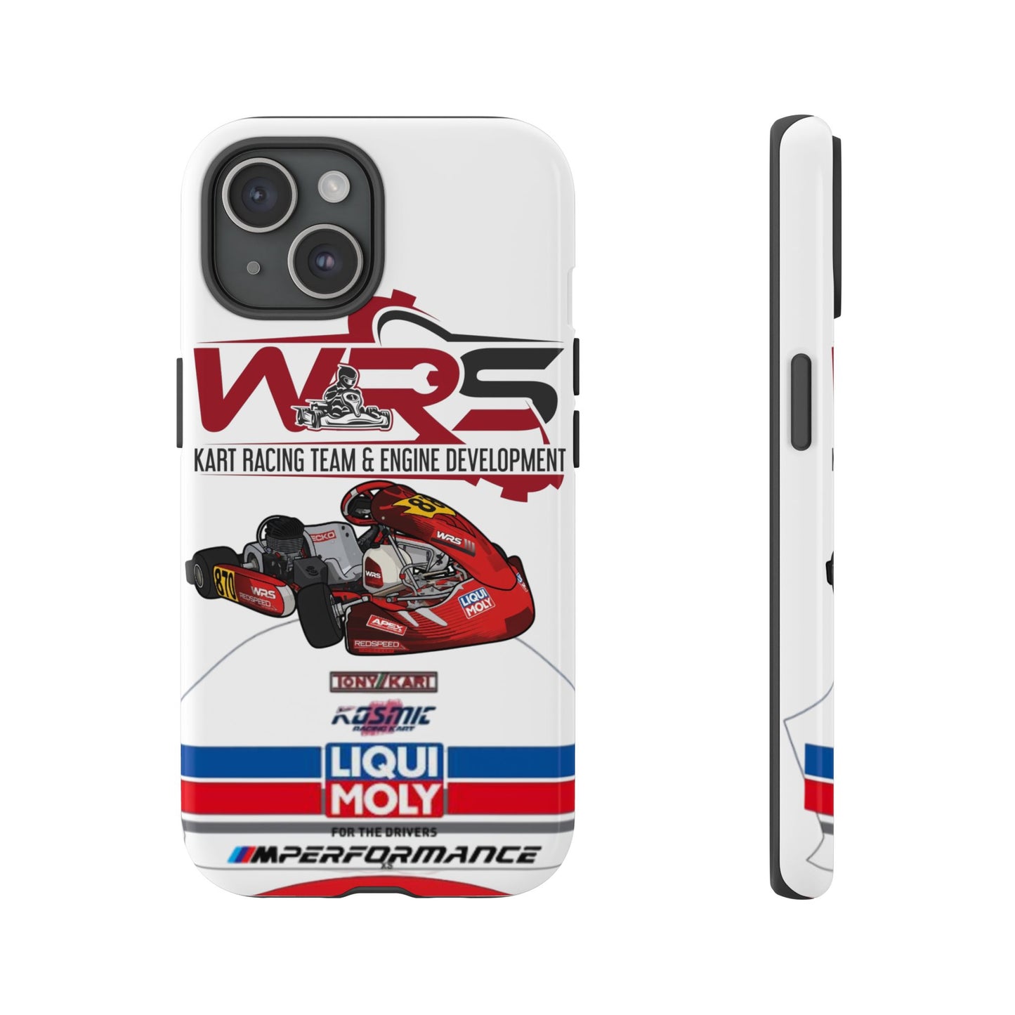 Kart Racing Tough Phone Case – 'WRS' Engine Development Design