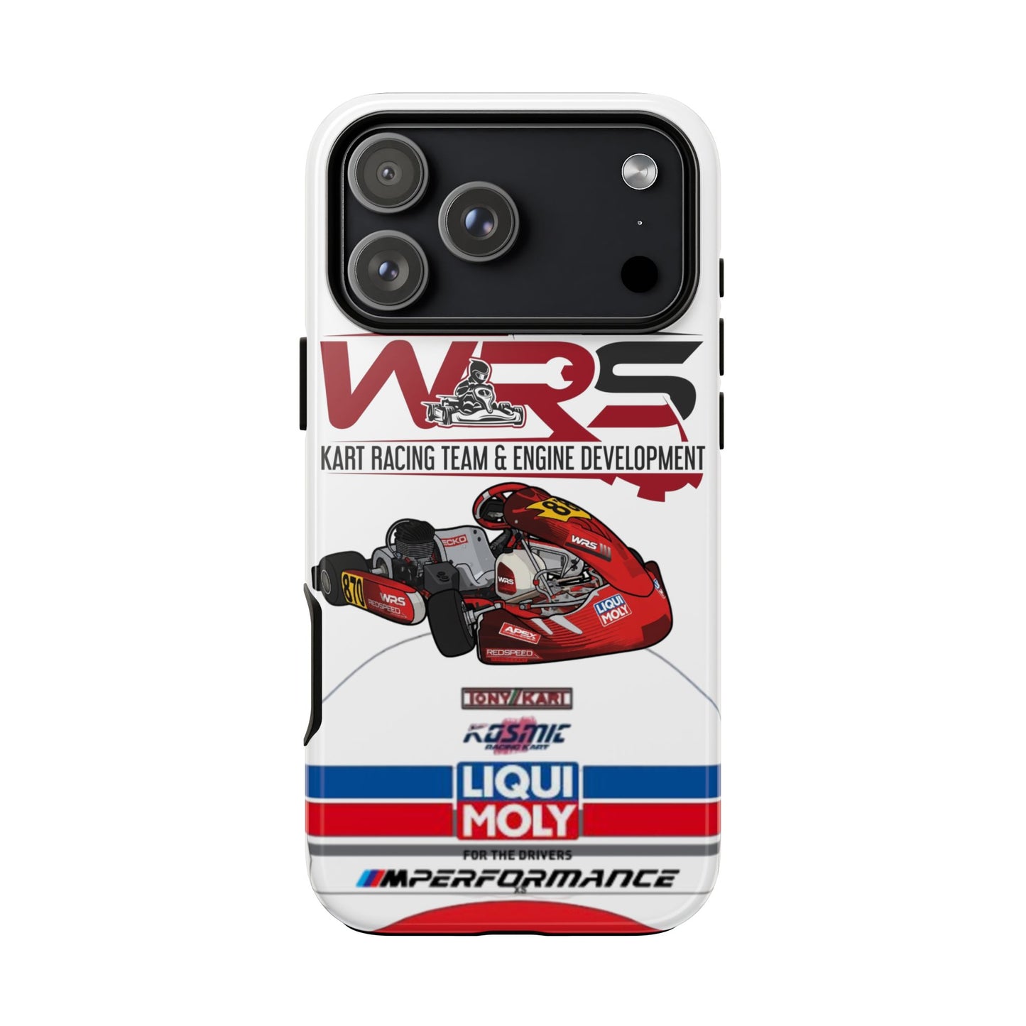Kart Racing Tough Phone Case – 'WRS' Engine Development Design