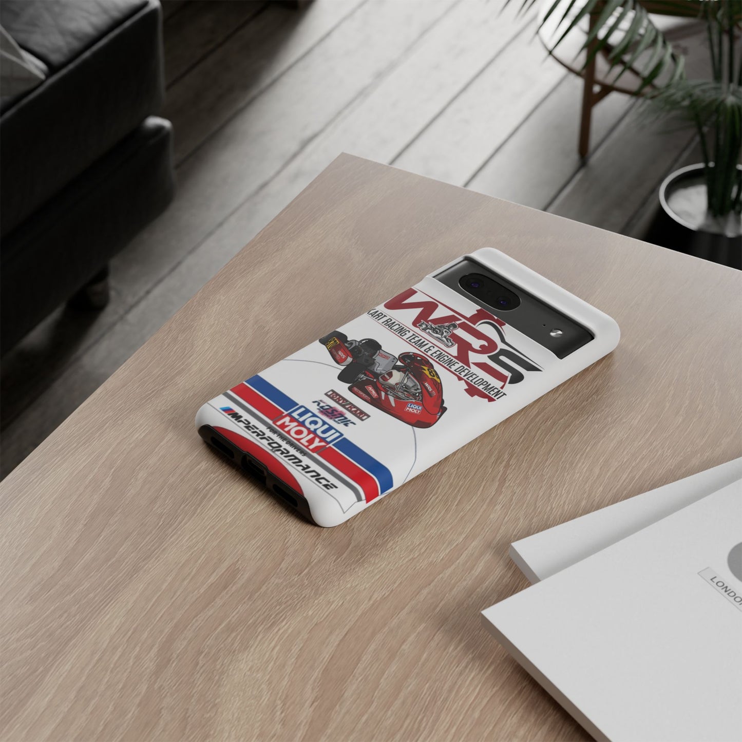 Kart Racing Tough Phone Case – 'WRS' Engine Development Design