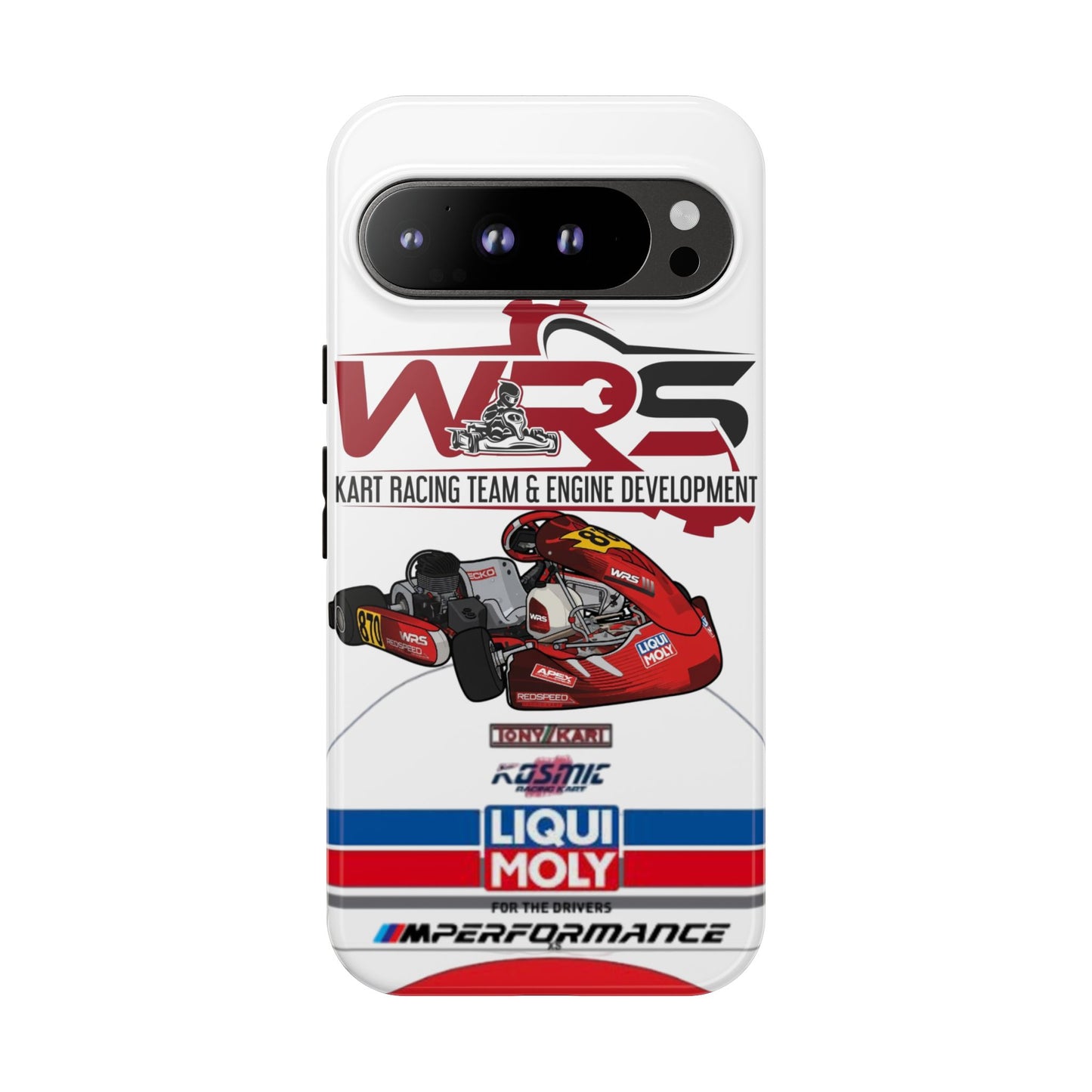 Kart Racing Tough Phone Case – 'WRS' Engine Development Design