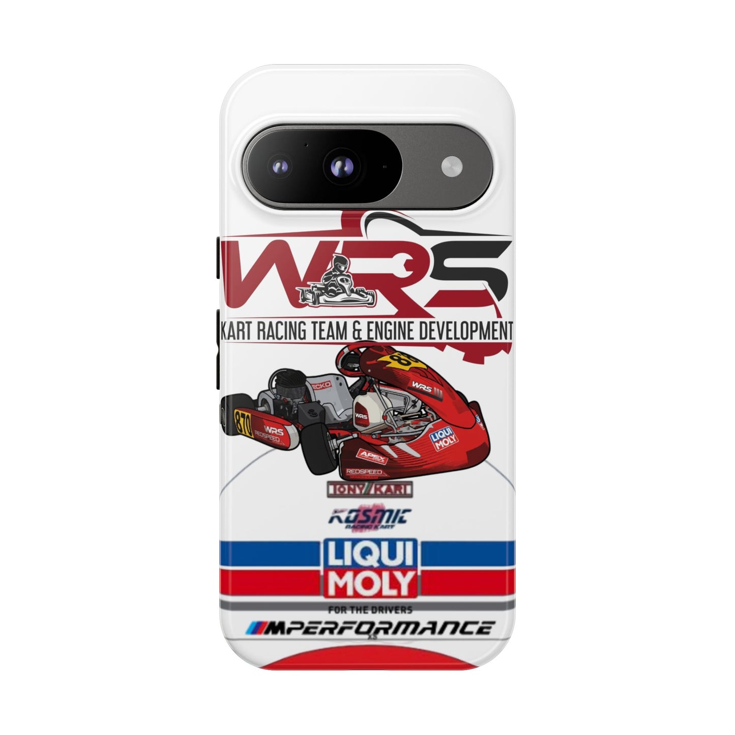 Kart Racing Tough Phone Case – 'WRS' Engine Development Design