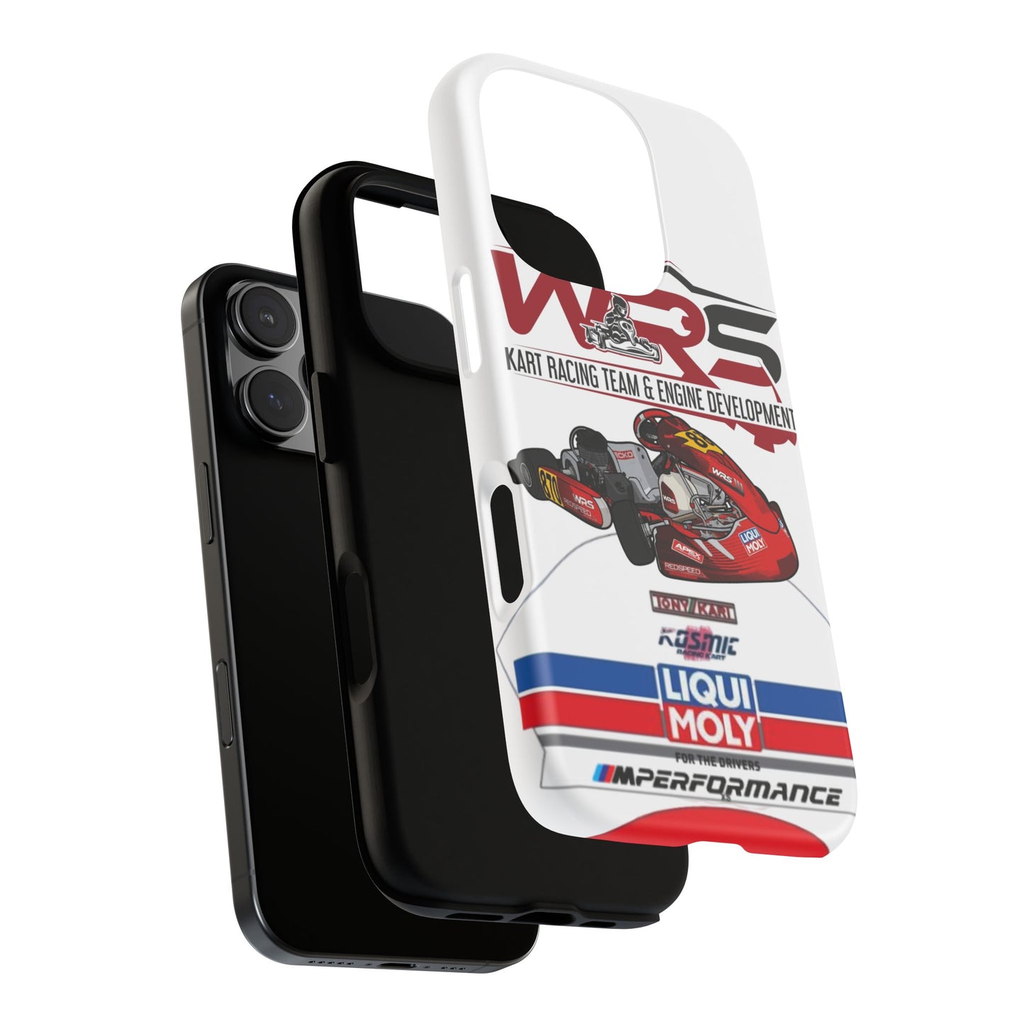 Kart Racing Tough Phone Case – 'WRS' Engine Development Design