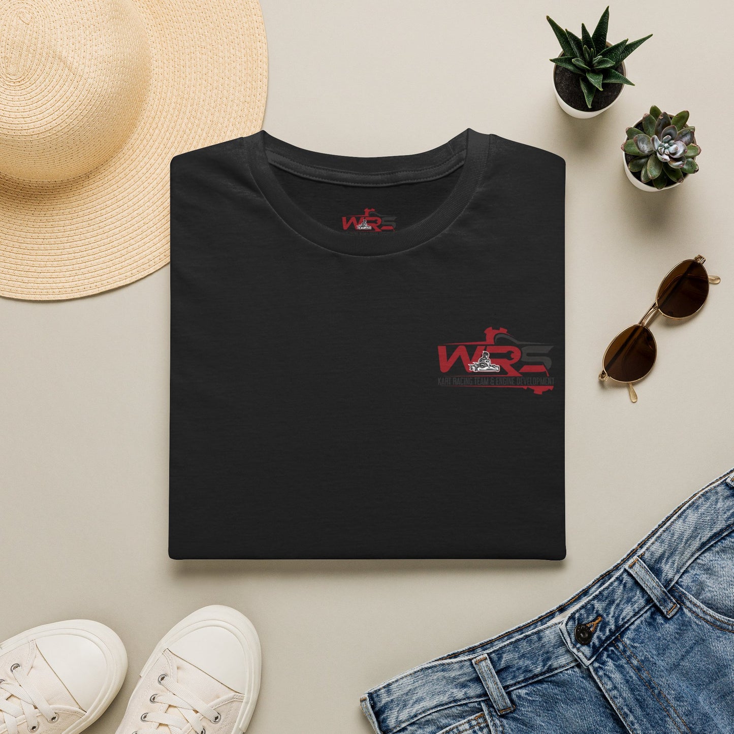 WRS  Logo T‑Shirt — Casual College Tee