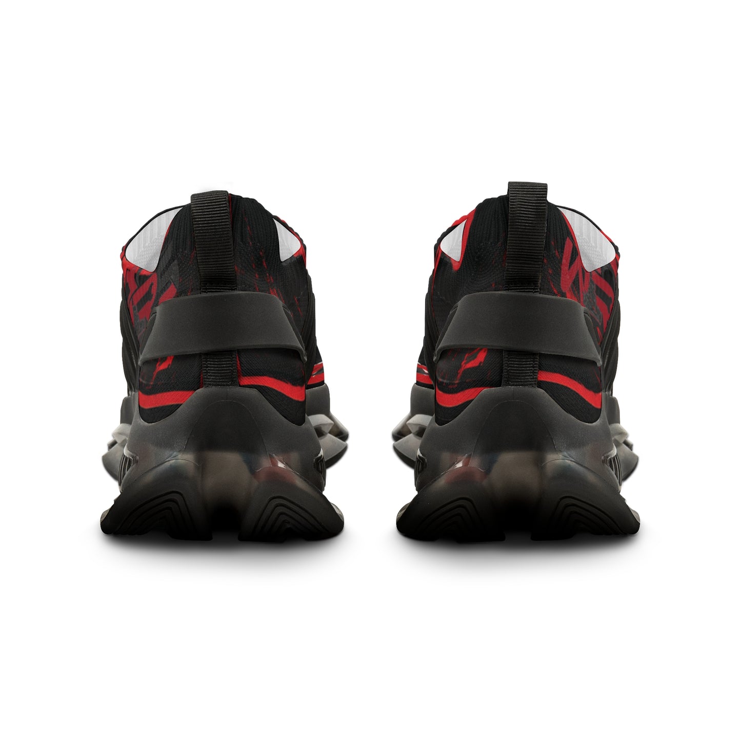Men's Mesh Sneakers — Red Flame Athletic Running Shoes