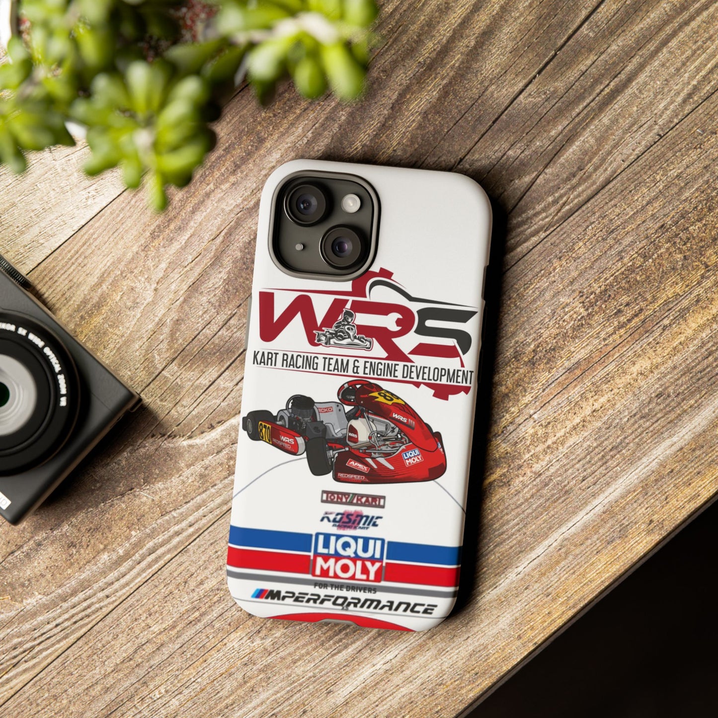 Kart Racing Tough Phone Case – 'WRS' Engine Development Design