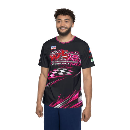 Driven By Hope Racing Jersey — Men's Pink Breast Cancer Awareness Motorsport Tee