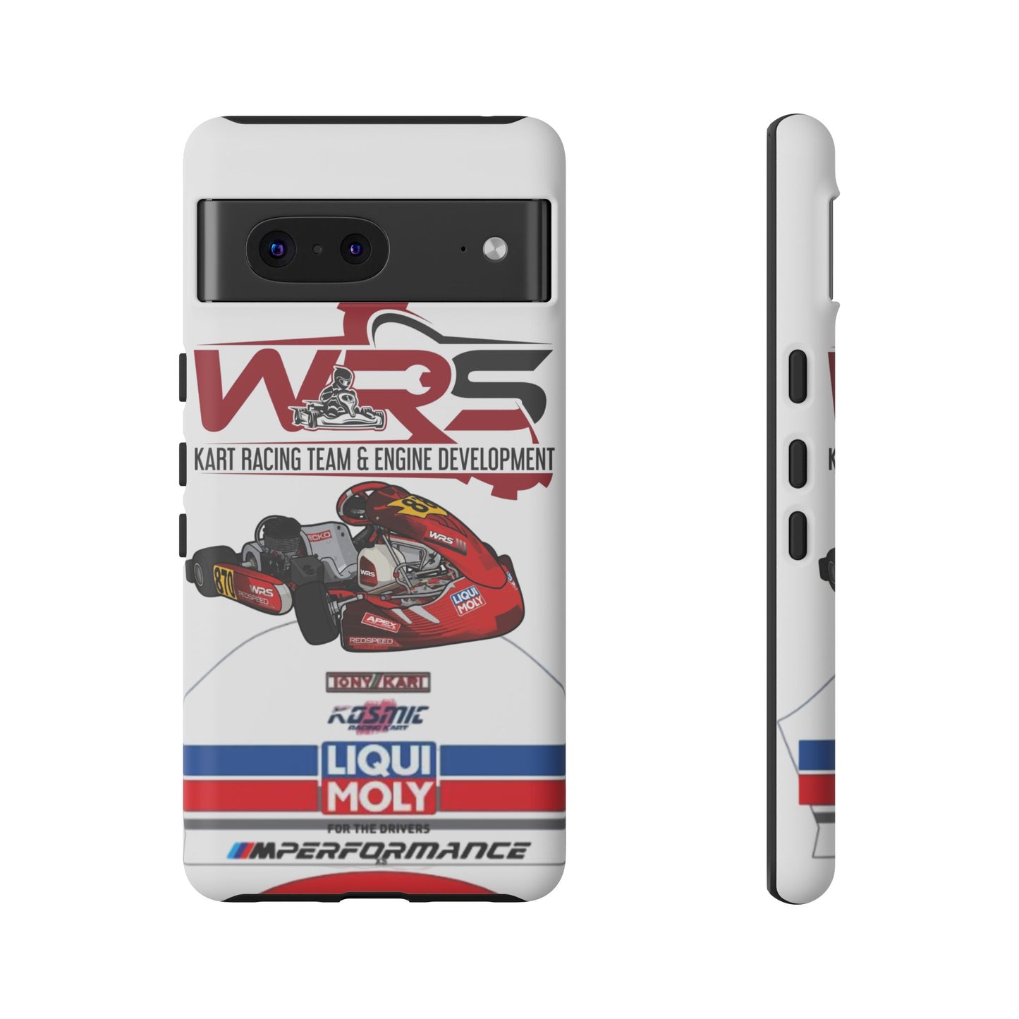 Kart Racing Tough Phone Case – 'WRS' Engine Development Design