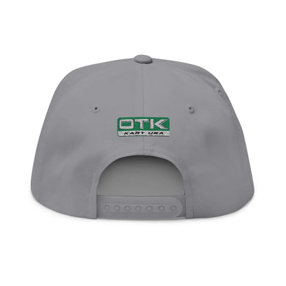 WRS Kart Racing Embroidered Flat Bill Cap