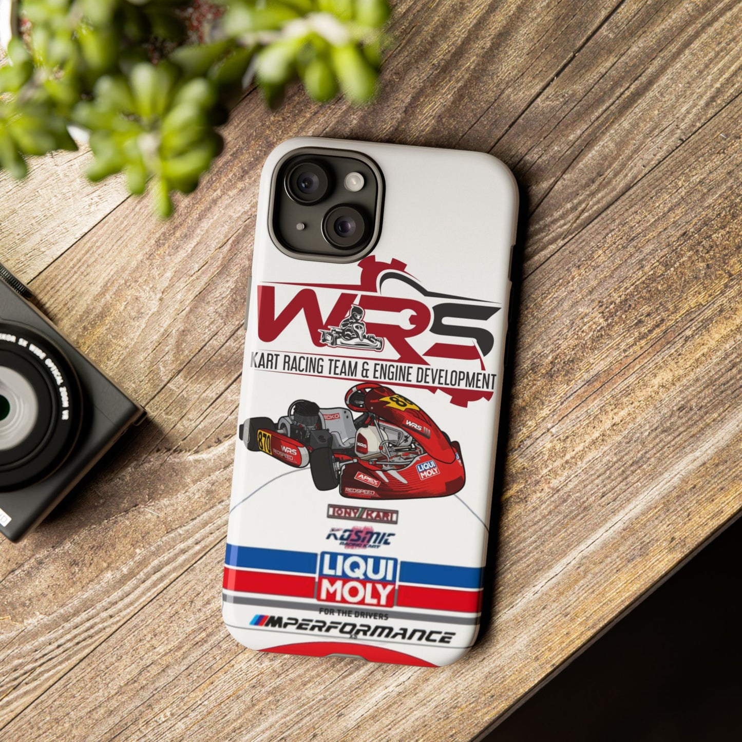 Kart Racing Tough Phone Case – 'WRS' Engine Development Design