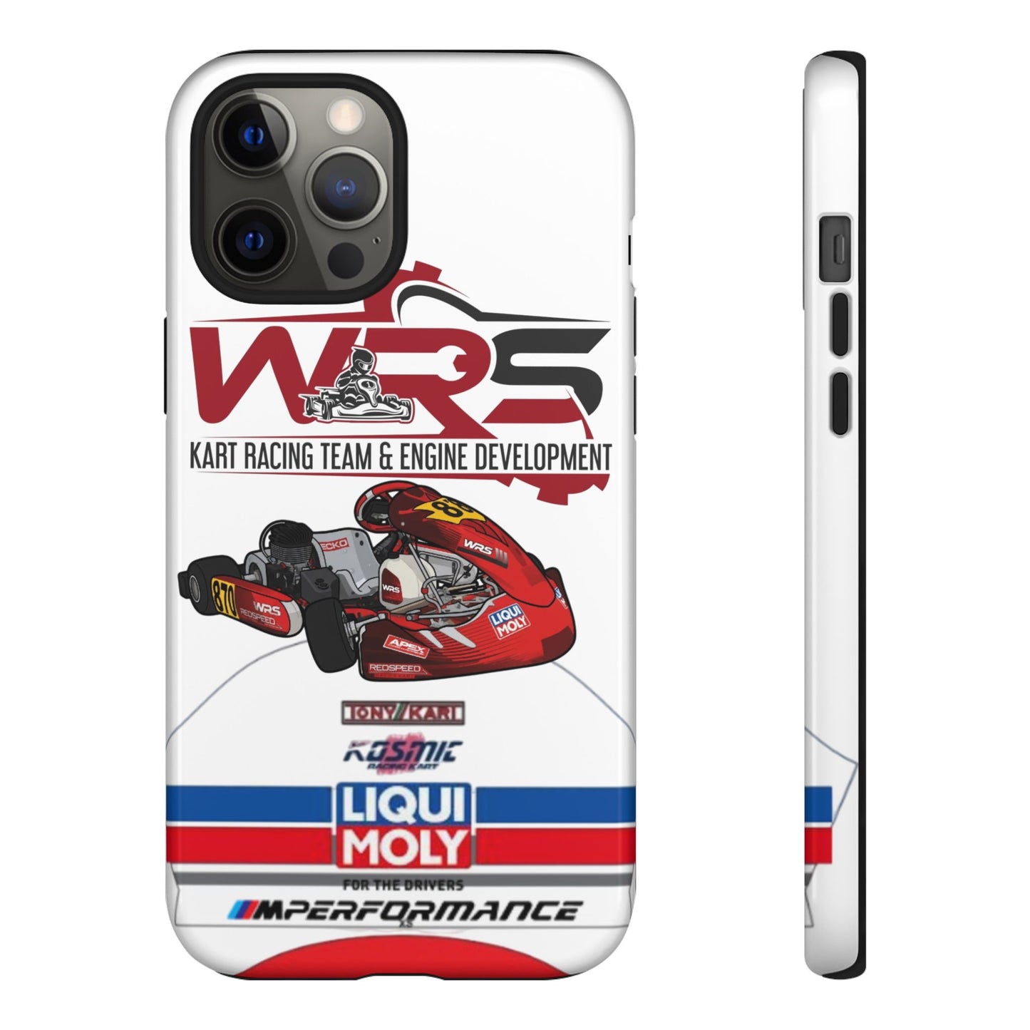 Kart Racing Tough Phone Case – 'WRS' Engine Development Design