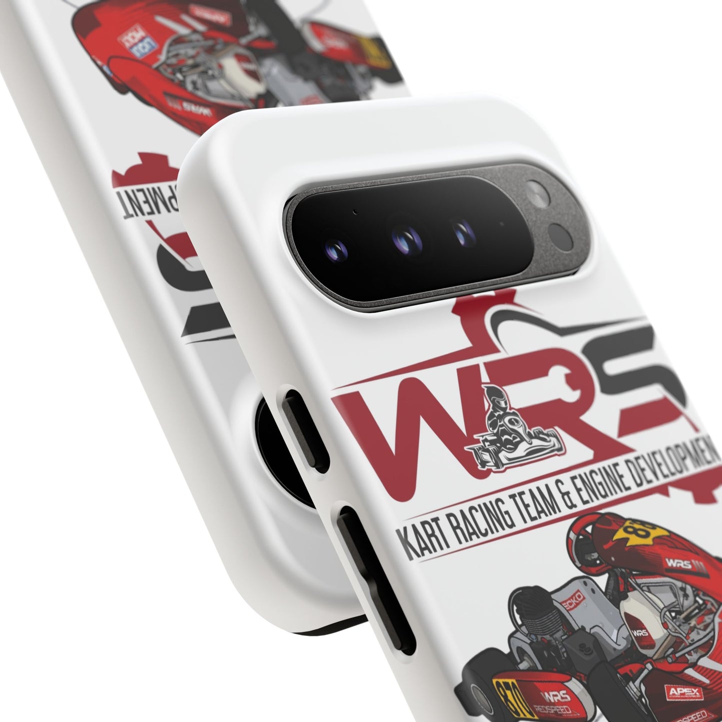 Kart Racing Tough Phone Case – 'WRS' Engine Development Design