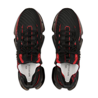 Men's Mesh Sneakers — Red Flame Athletic Running Shoes