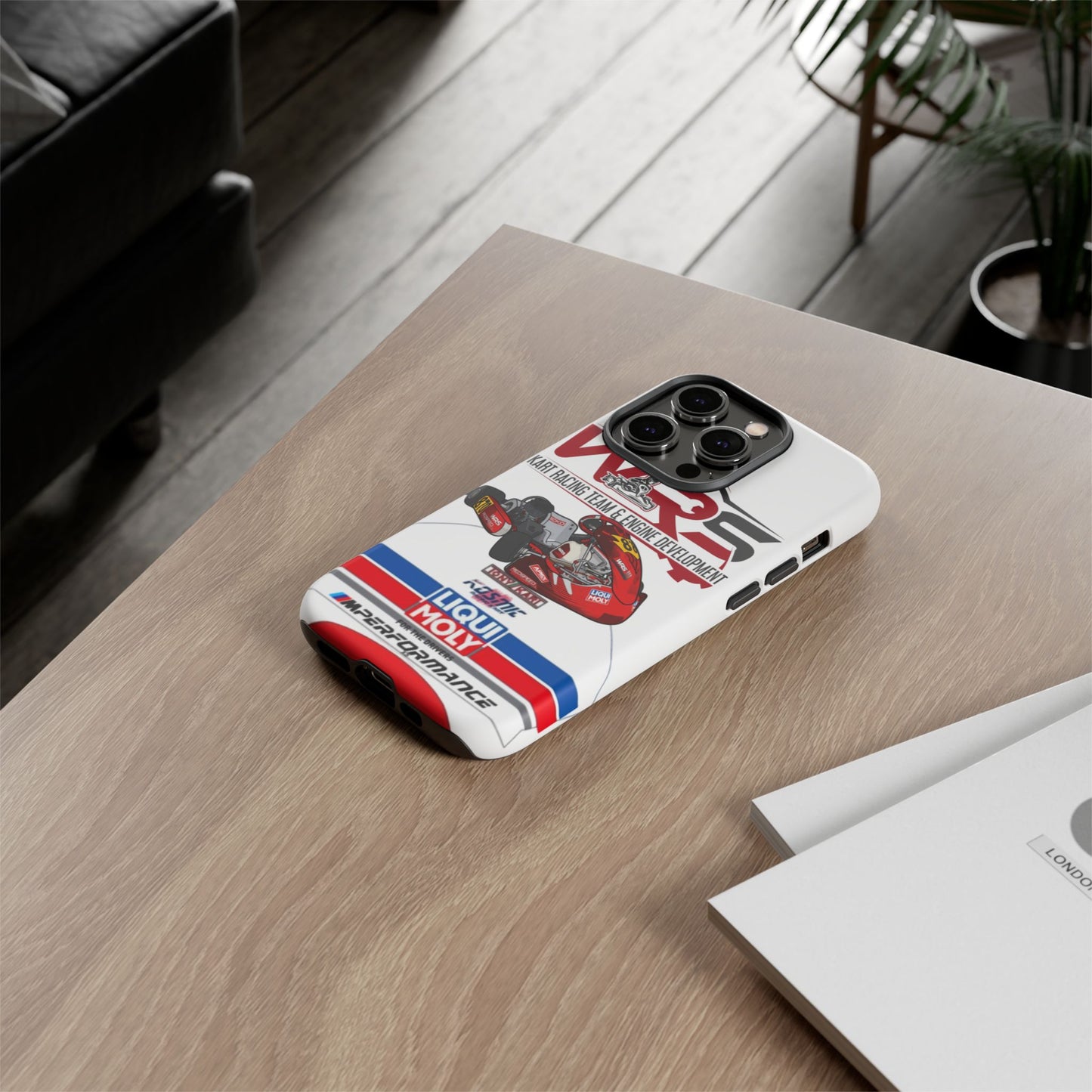 Kart Racing Tough Phone Case – 'WRS' Engine Development Design