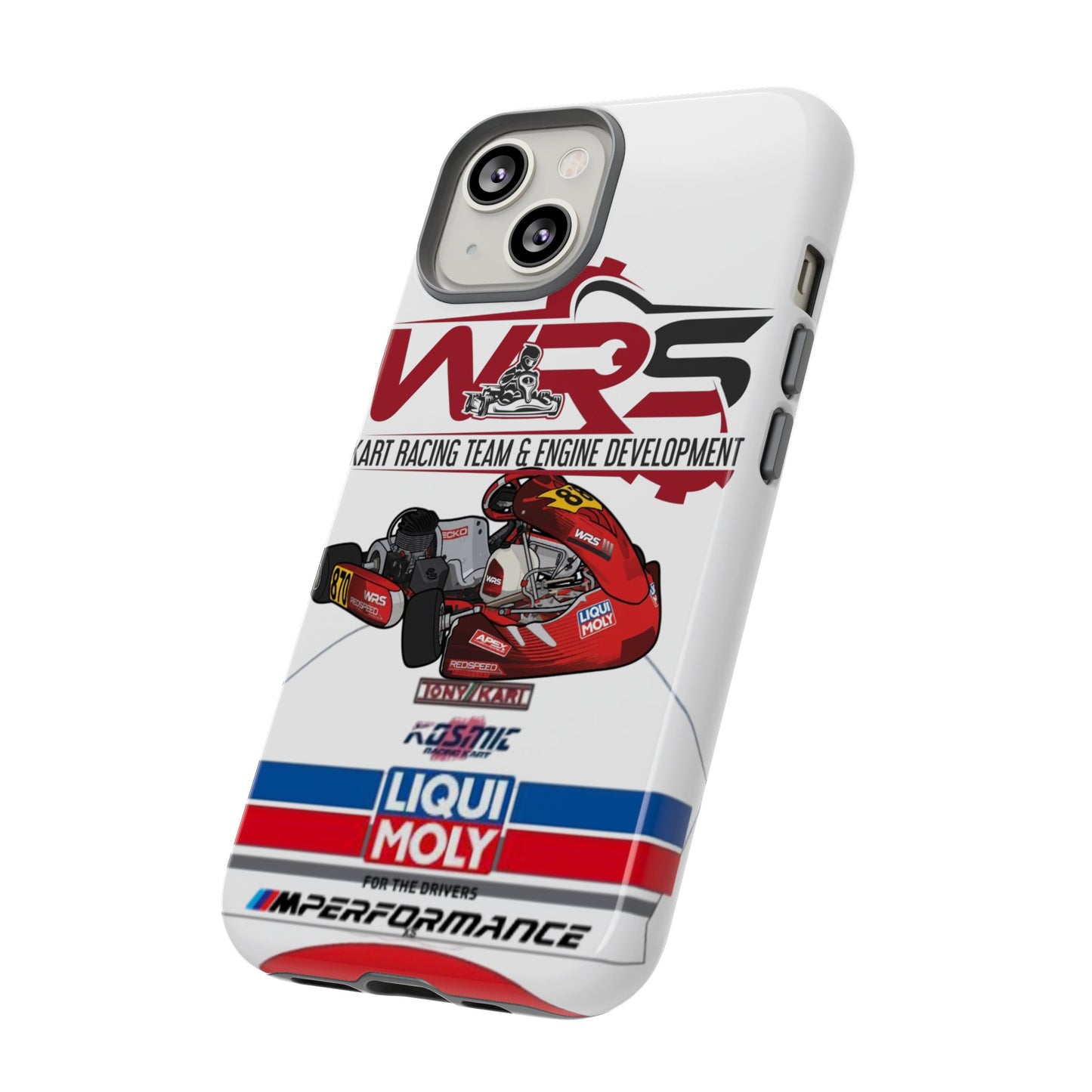 Kart Racing Tough Phone Case – 'WRS' Engine Development Design