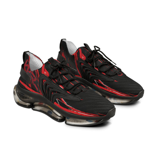 Men's Mesh Sneakers — Red Flame Athletic Running Shoes