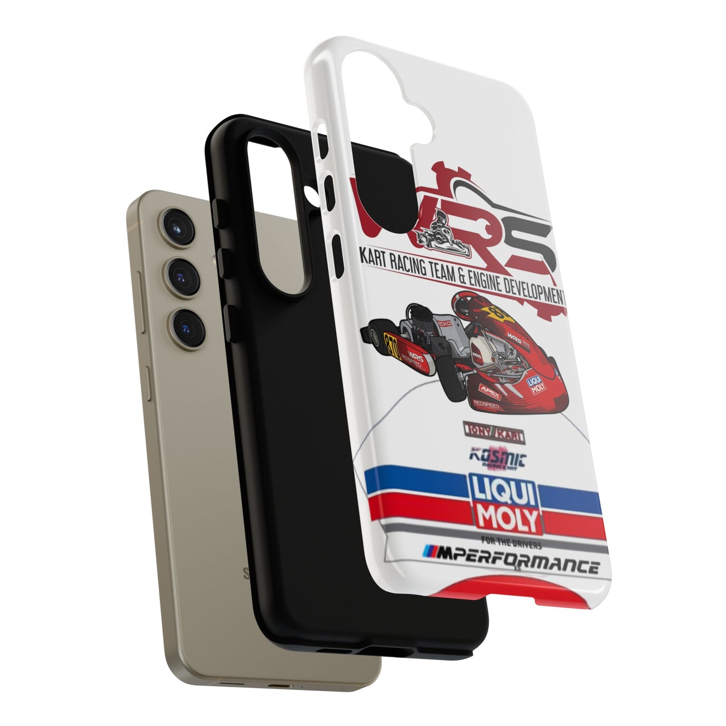 Kart Racing Tough Phone Case – 'WRS' Engine Development Design