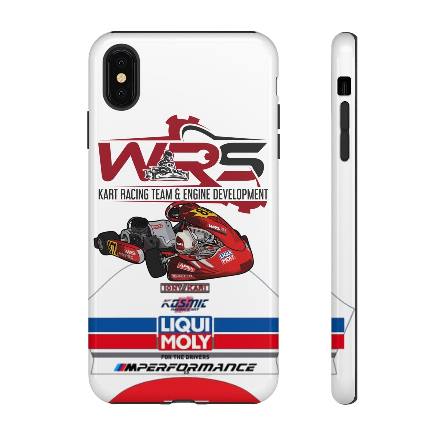 Kart Racing Tough Phone Case – 'WRS' Engine Development Design