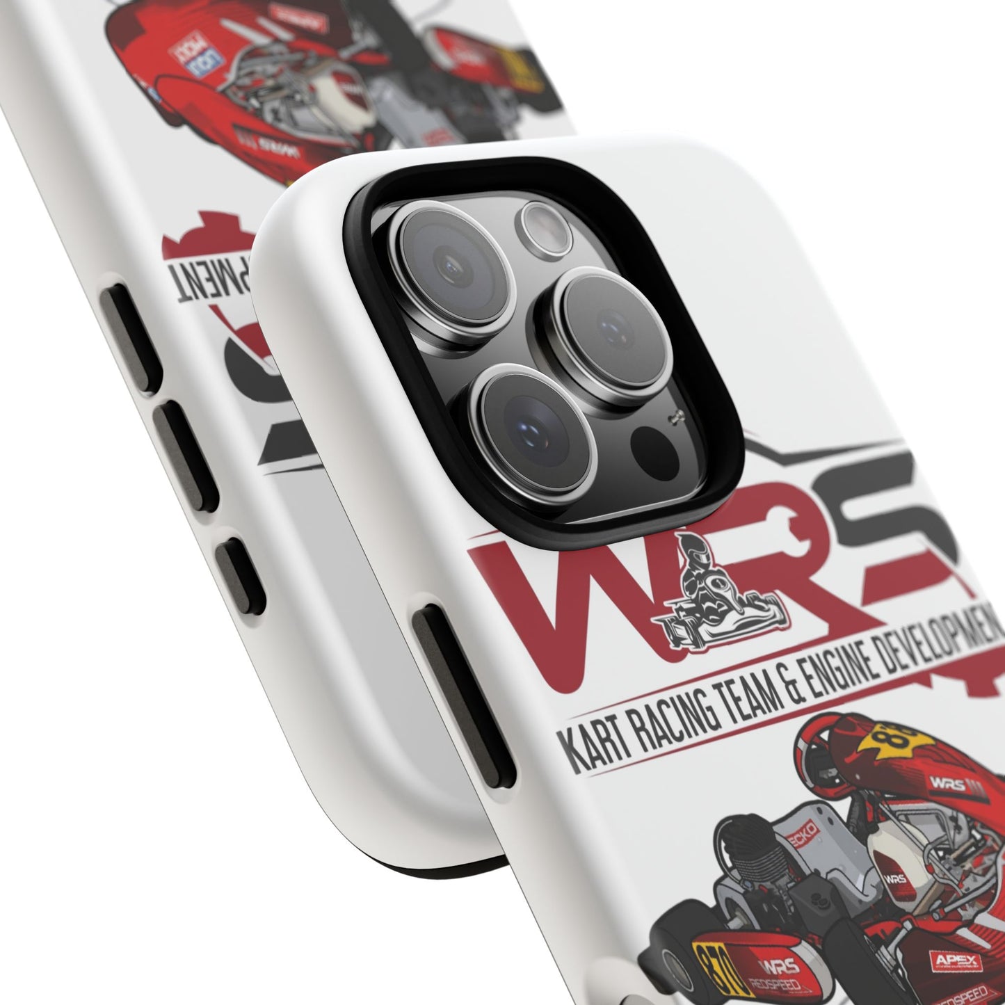 Kart Racing Tough Phone Case – 'WRS' Engine Development Design