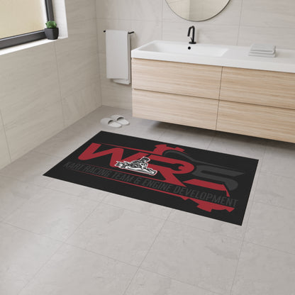 Racing Team Heavy-Duty Floor Mat – WRS Kart Racing Engine Development Logo