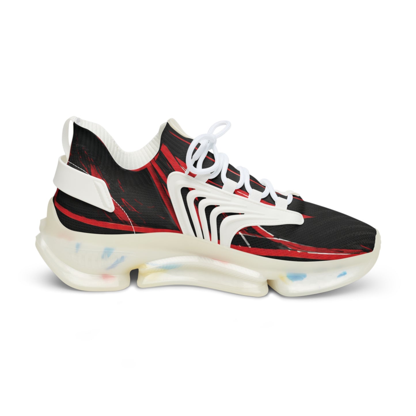 Men's Mesh Sneakers — Red Flame Athletic Running Shoes