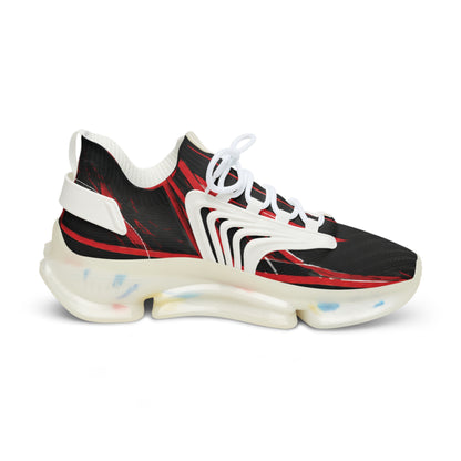 Men's Mesh Sneakers — Red Flame Athletic Running Shoes