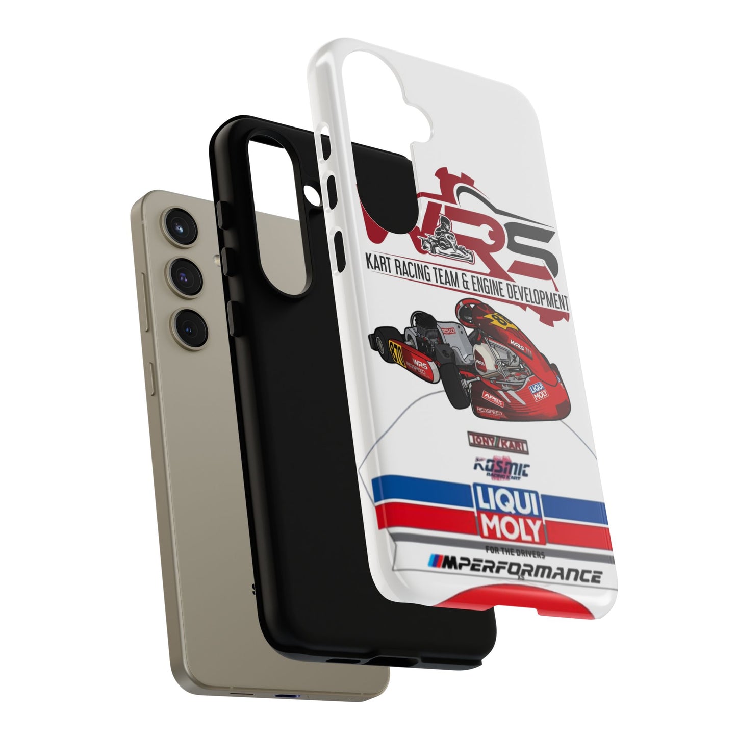 Kart Racing Tough Phone Case – 'WRS' Engine Development Design