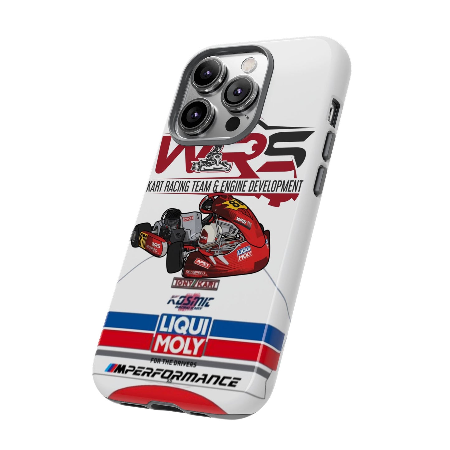 Kart Racing Tough Phone Case – 'WRS' Engine Development Design