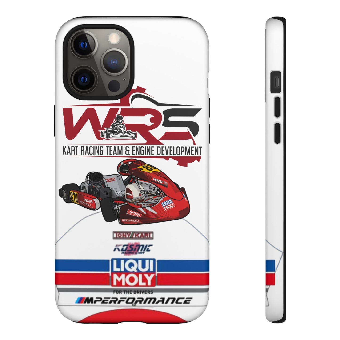 Kart Racing Tough Phone Case – 'WRS' Engine Development Design