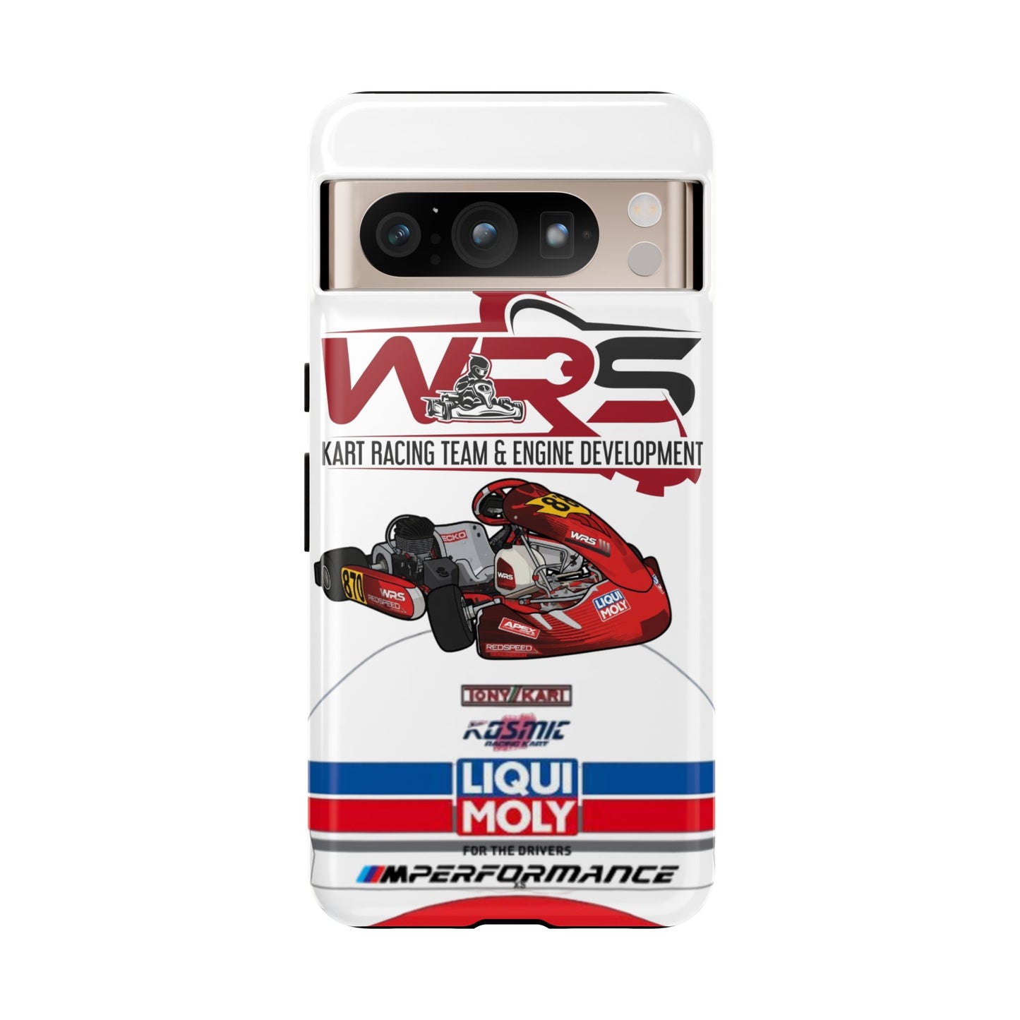Kart Racing Tough Phone Case – 'WRS' Engine Development Design