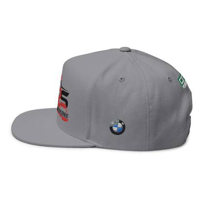 WRS Kart Racing Embroidered Flat Bill Cap