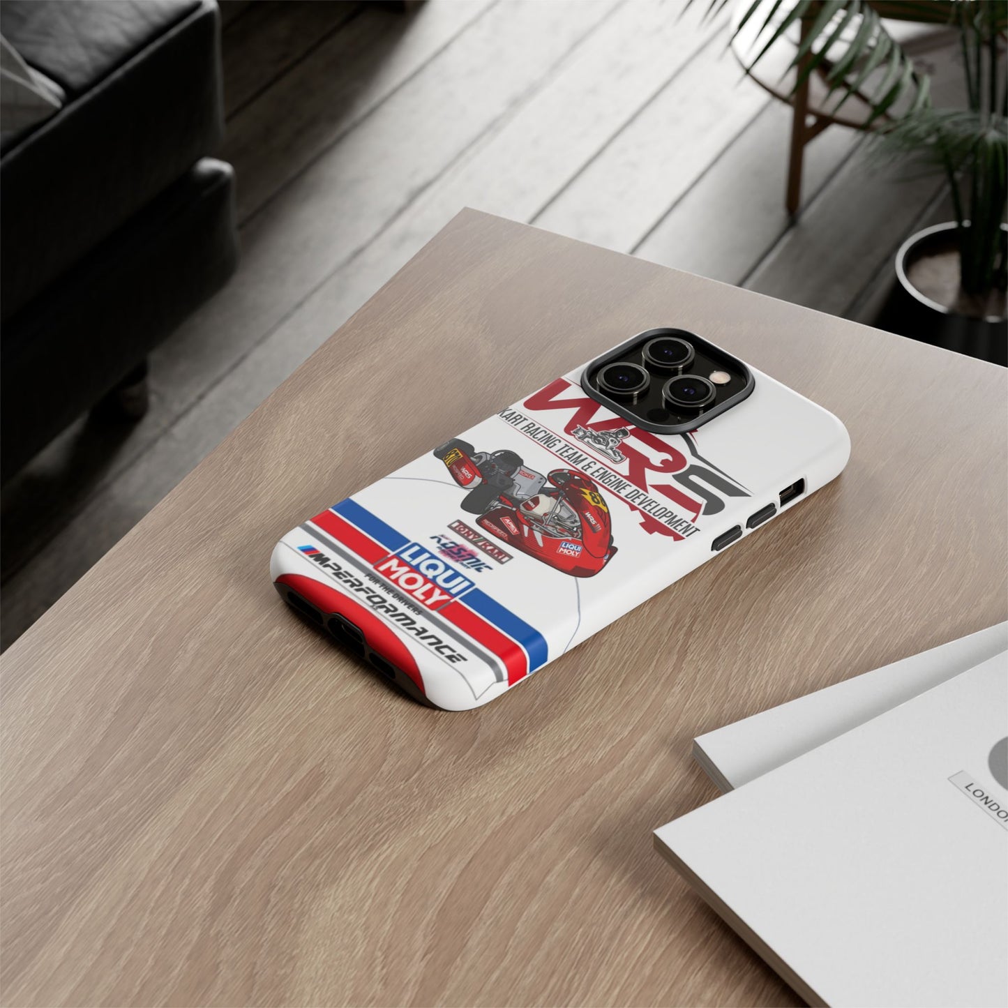 Kart Racing Tough Phone Case – 'WRS' Engine Development Design
