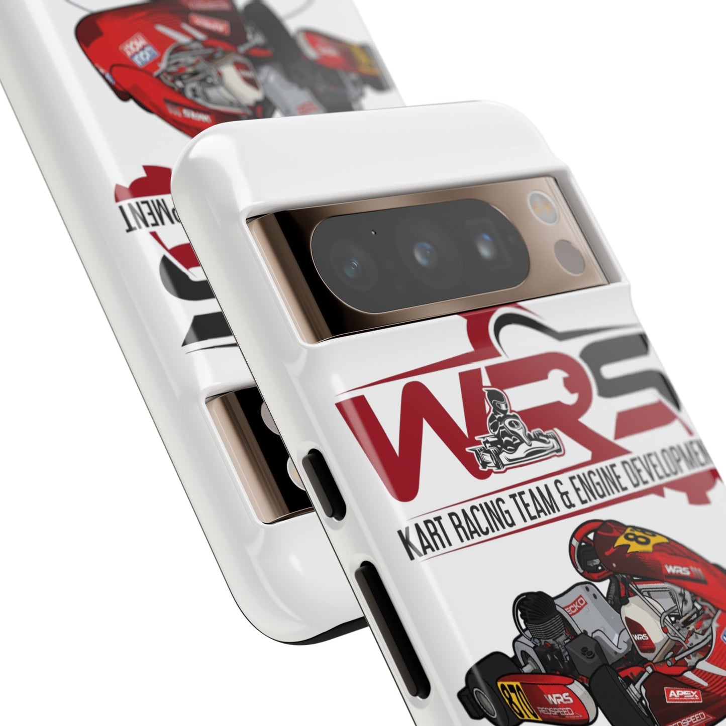 Kart Racing Tough Phone Case – 'WRS' Engine Development Design