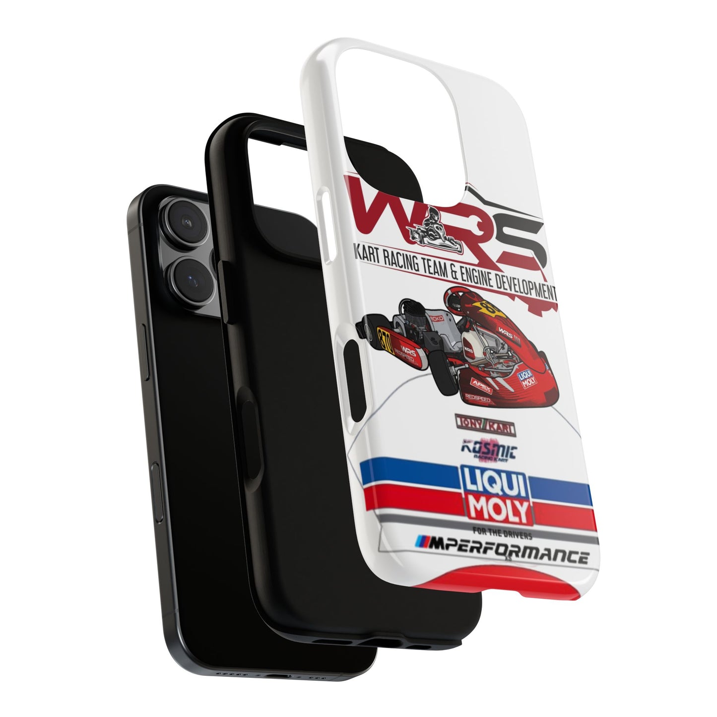 Kart Racing Tough Phone Case – 'WRS' Engine Development Design