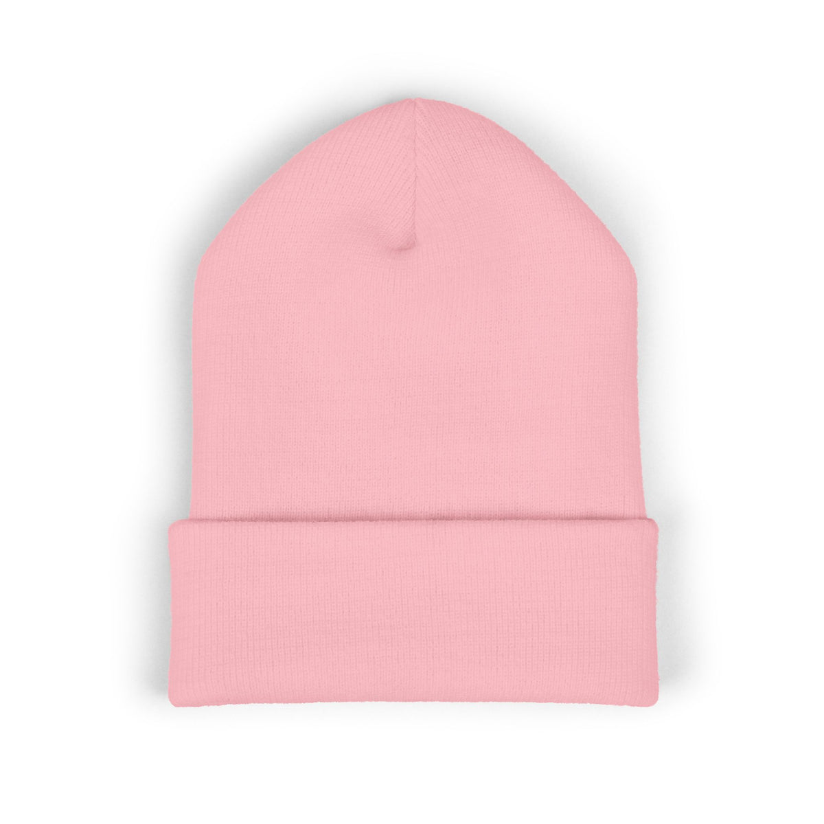Embroidered Racing Flame Beanie — Classic Cuffed Knit Cap
