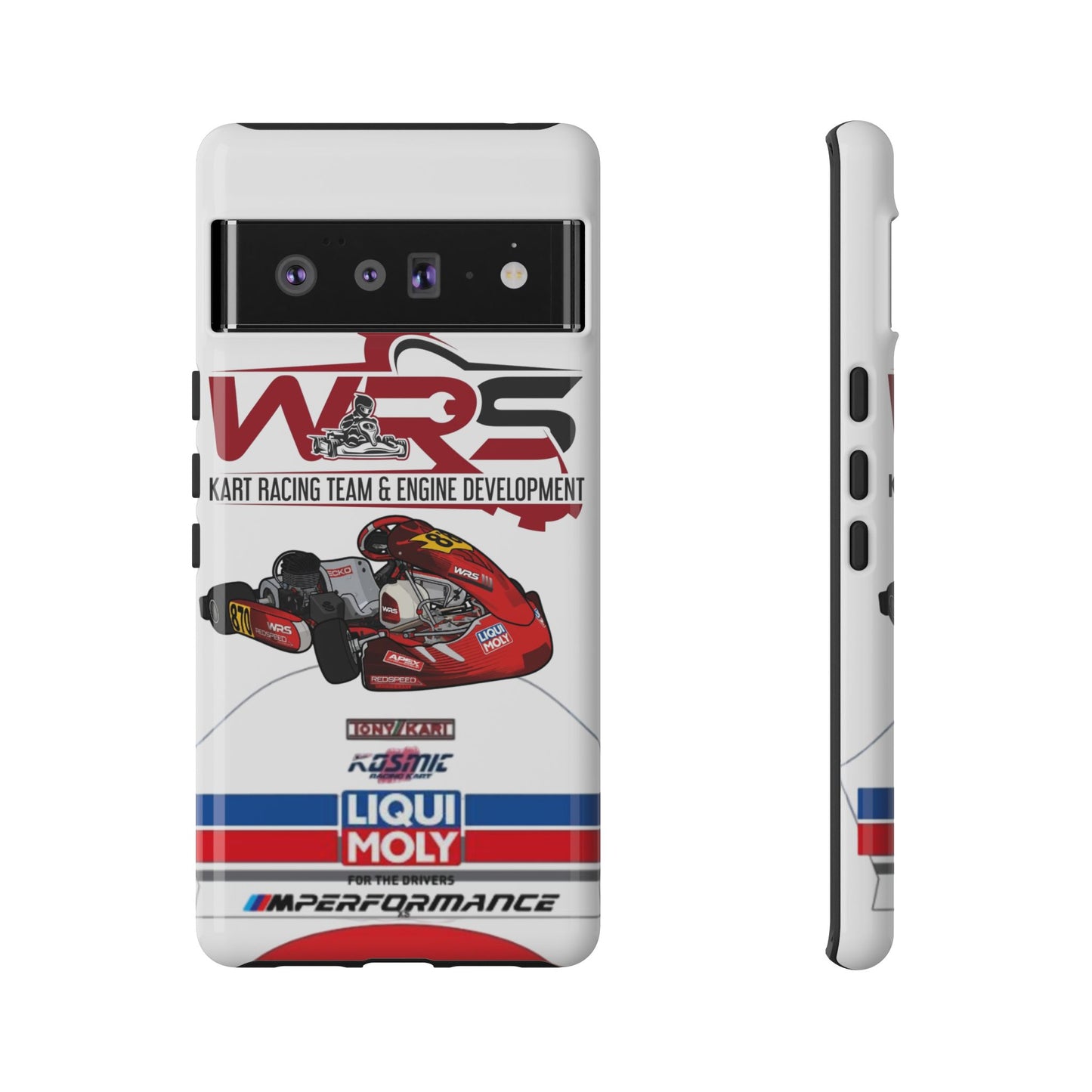 Kart Racing Tough Phone Case – 'WRS' Engine Development Design