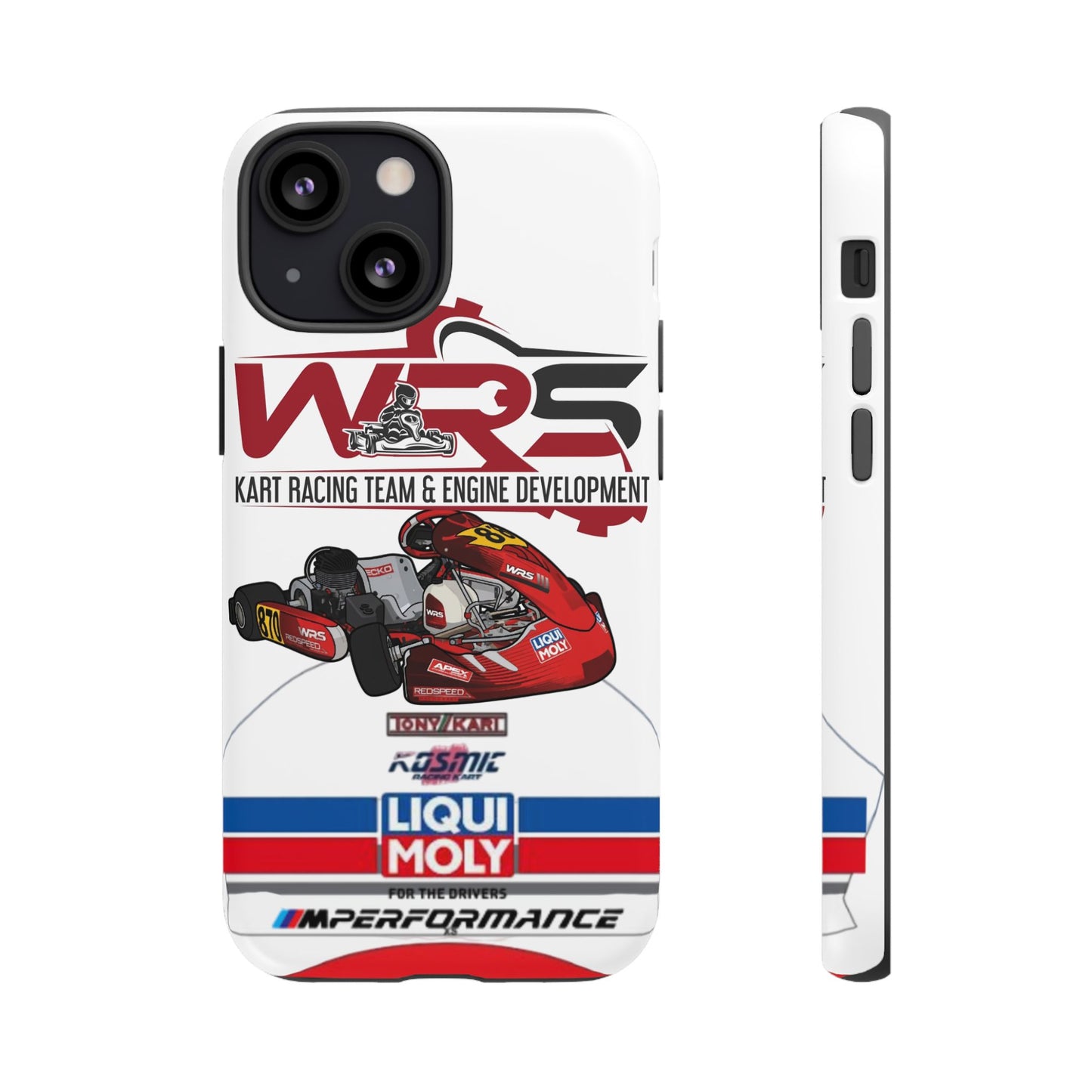 Kart Racing Tough Phone Case – 'WRS' Engine Development Design