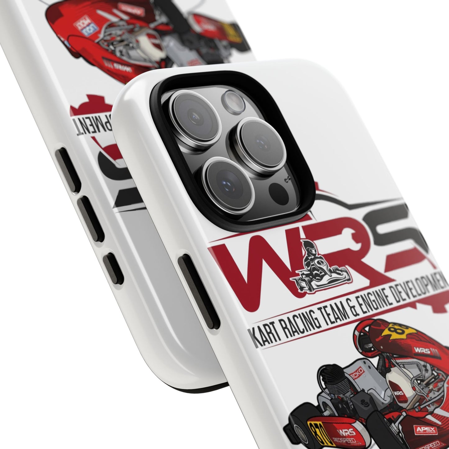 Kart Racing Tough Phone Case – 'WRS' Engine Development Design