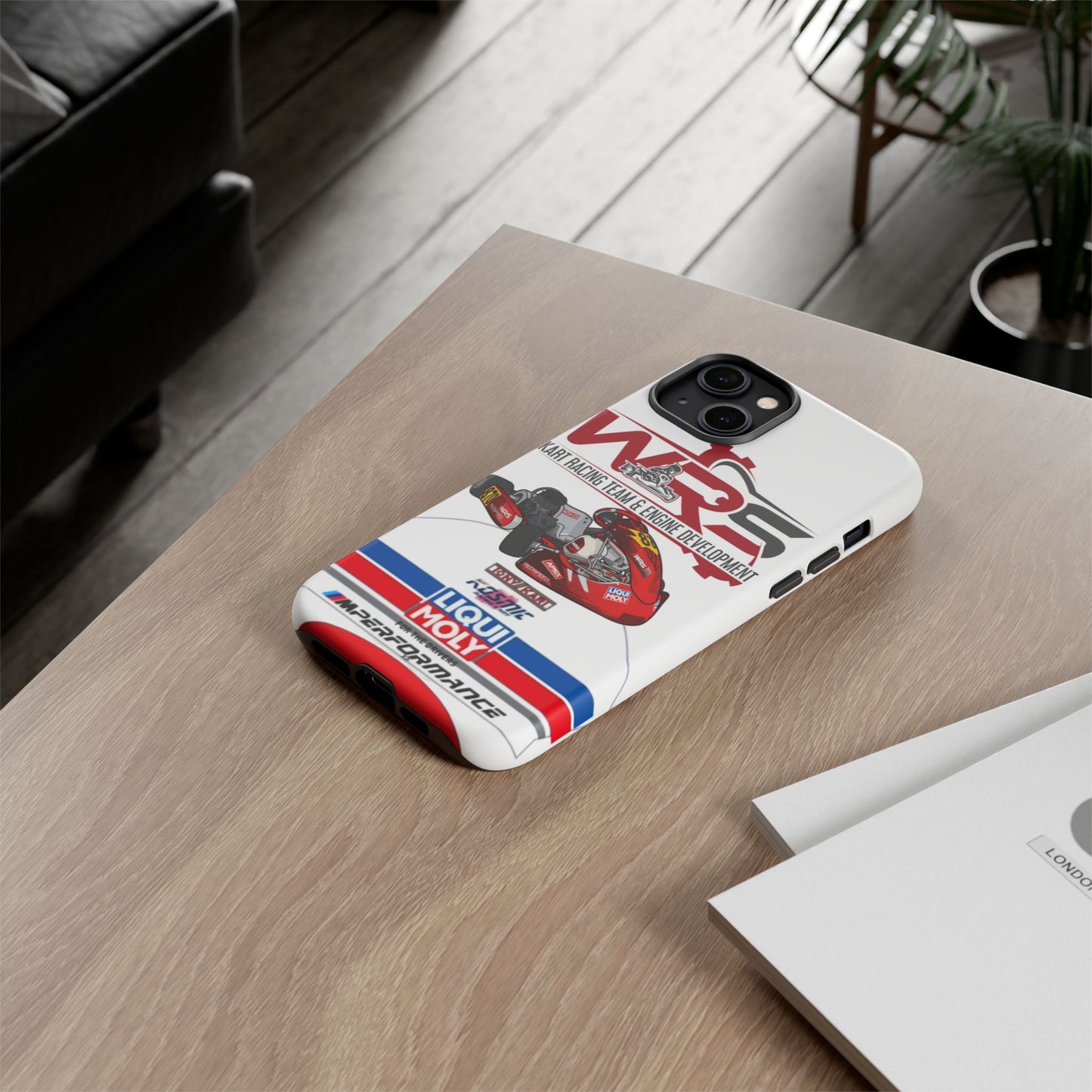 Kart Racing Tough Phone Case – 'WRS' Engine Development Design