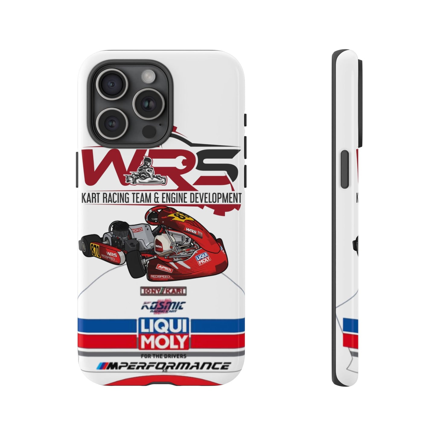 Kart Racing Tough Phone Case – 'WRS' Engine Development Design
