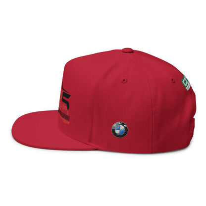 WRS Kart Racing Embroidered Flat Bill Cap