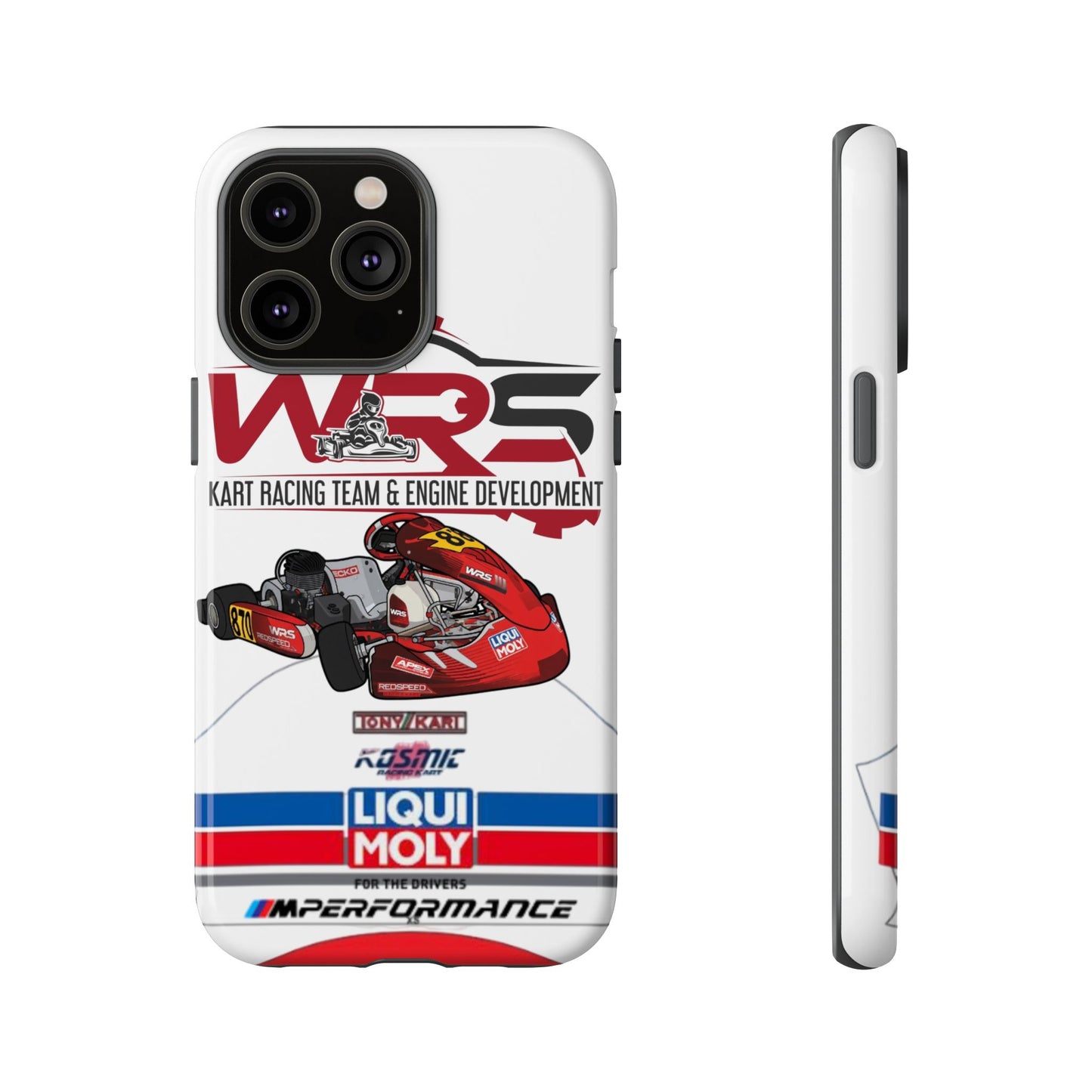 Kart Racing Tough Phone Case – 'WRS' Engine Development Design
