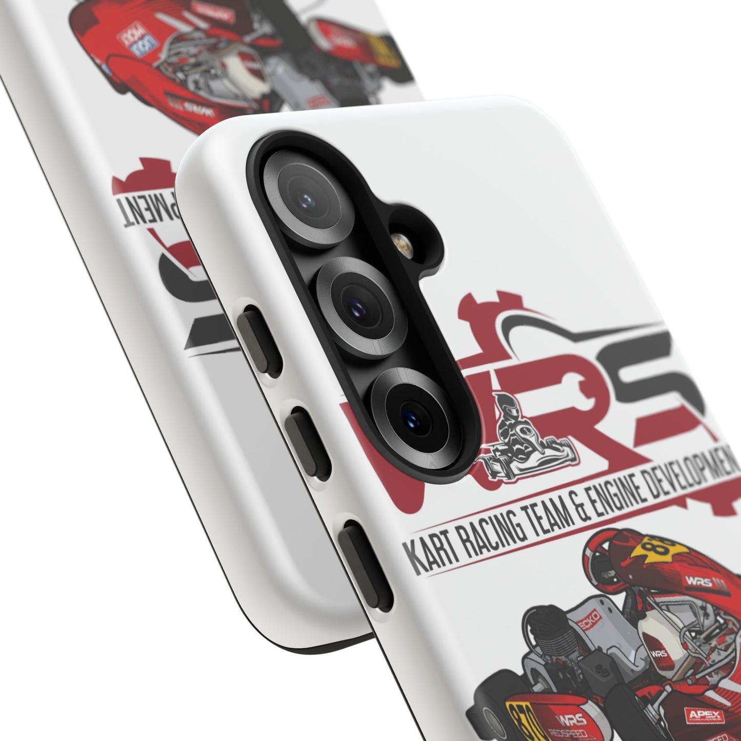 Kart Racing Tough Phone Case – 'WRS' Engine Development Design